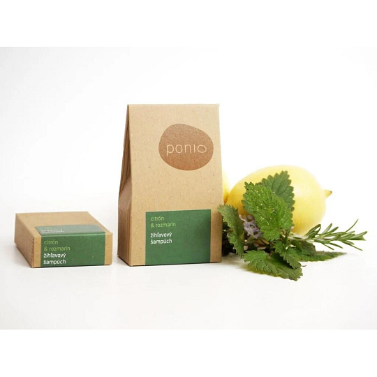 Ponio Solid Nettle Shampoo Lemon and Rosemary 30 g Ponio Solid Nettle Shampoo Lemon and Rosemary 30 g