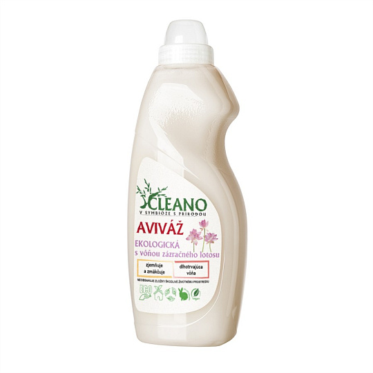 Cleano Eco-Friendly Fabric Softener, Lotus Flower, 1.5 L, expired on 9/9/2026
