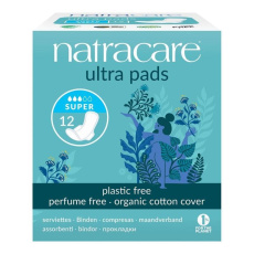 NATRACARE menstrual pads ultra super with wings 12 pcs NATRACARE menstrual pads ultra super with wings 12 pcs