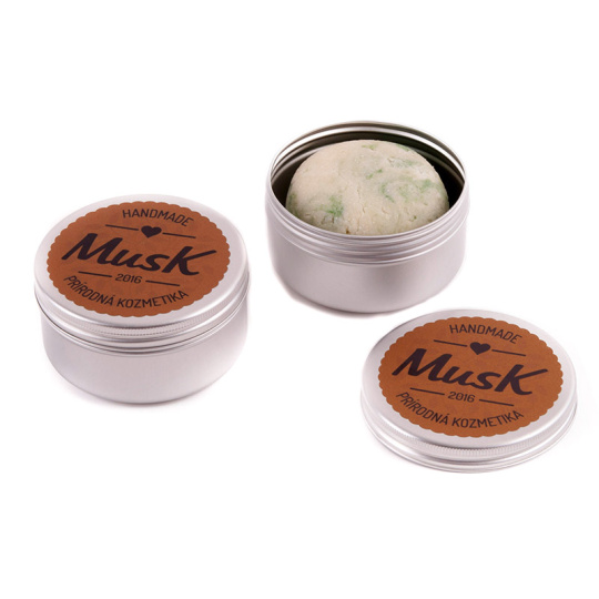 MUSK Portable container for solid shampoo 80 g