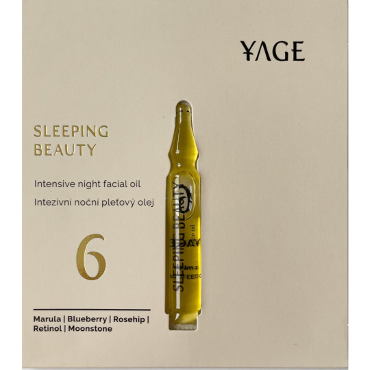 Yage No. 6 Sleeping beauty Intensive night facial oil serum sample 1 ml