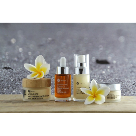 Myrro Anti-Aging Facial Care Set Rose Blossom