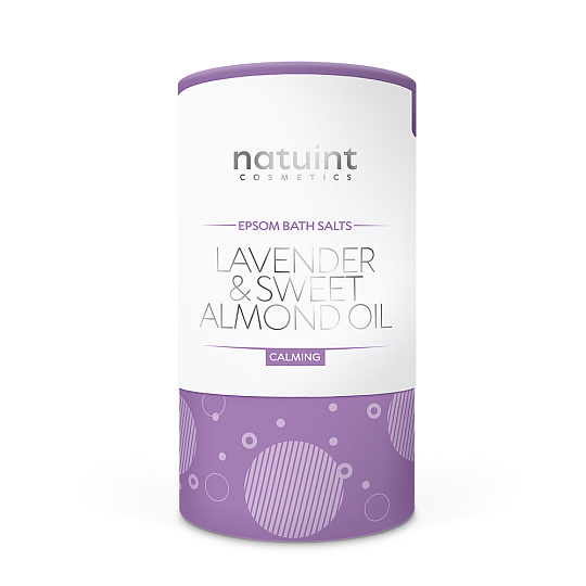 Natuint Cosmetics Aromatherapy Salt Bath Lavender 550 g expiration 8/26