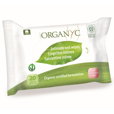 ORGANYC Women's cleansing wipes 20 pcs ORGANYC Women's cleansing wipes 20 pcs