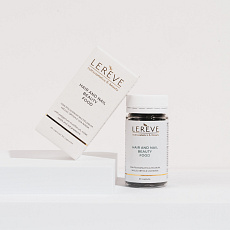 Lereve Beauty Food dietary supplement for healthy hair and nails 60 capsules expiration 5/26