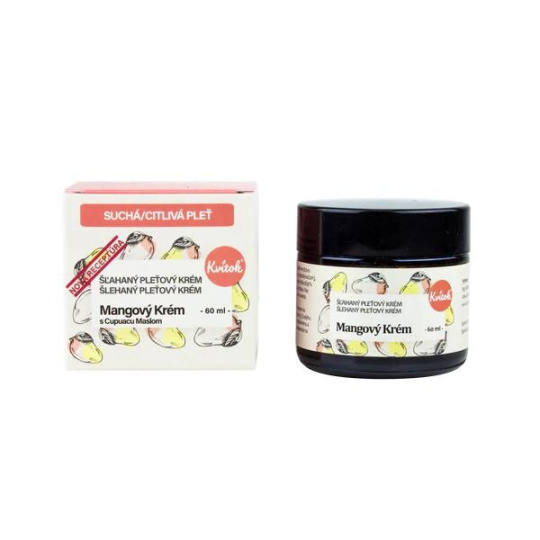 Kvitok Mango Cream with Cupuacu Butter for Dry and Sensitive Skin 60 ml