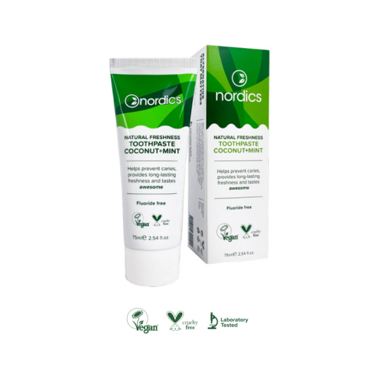 NORDICS Natural refreshing toothpaste with coconut and mint 75 ml