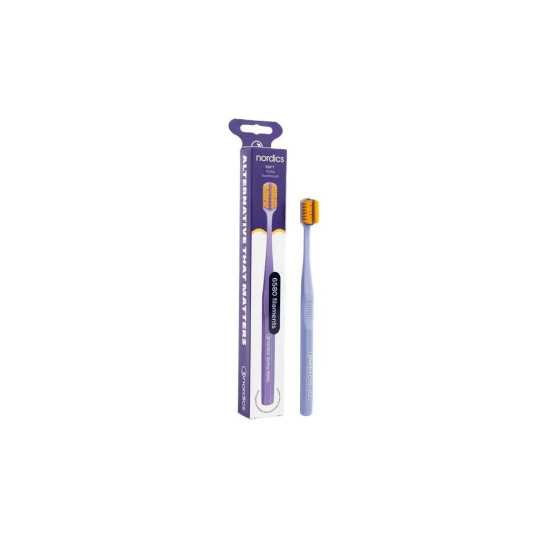 Nordics Ortho Premium Braces Toothbrush Purple 1 pc