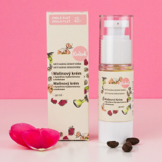 Kvitok Raspberry Cream with Hyaluronic Acid and Caffeine for Mature Skin 40+ 30 ml