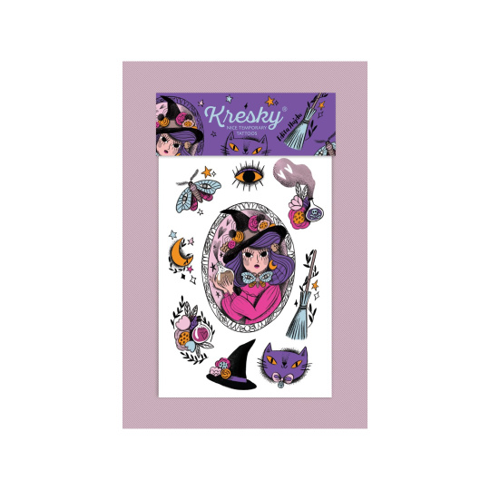 KRESKY temporary witch tattoo 1 pc