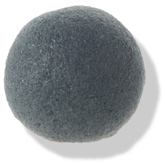 100% Pure Natural Konjack Sponge and Bamboo Charcoal 1 pc