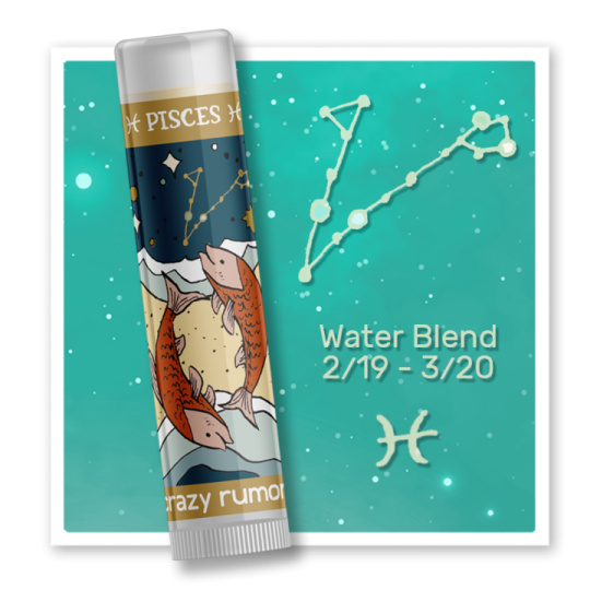 CRAZY RUMORS Lip Balm Zodiac Pisces 4.4 g