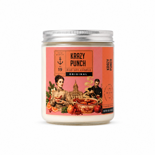 Soaphoria Limited Eco Soy Candle Krazy Punch 210 ml Soaphoria Limited Eco Soy Candle Krazy Punch 210 ml