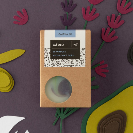 CALTHA Solid Soap Lavender and Avocado Oil 100 g