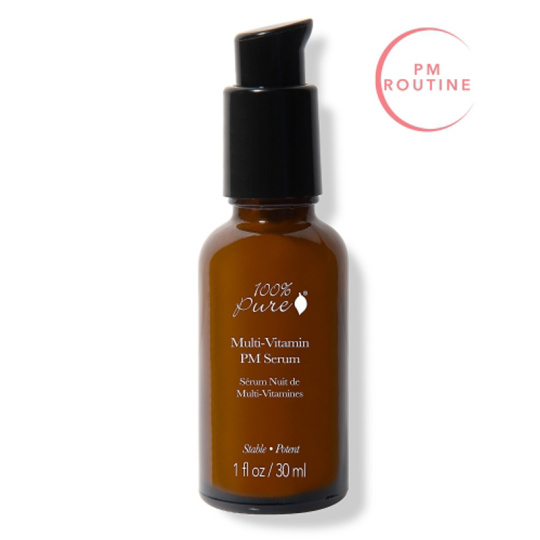 100% Pure Skin night serum Multivitamin and antioxidants 30 ml