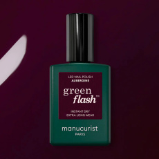 Manucurist Green Flash LED Gel Lacquer Aubergine 15 ml