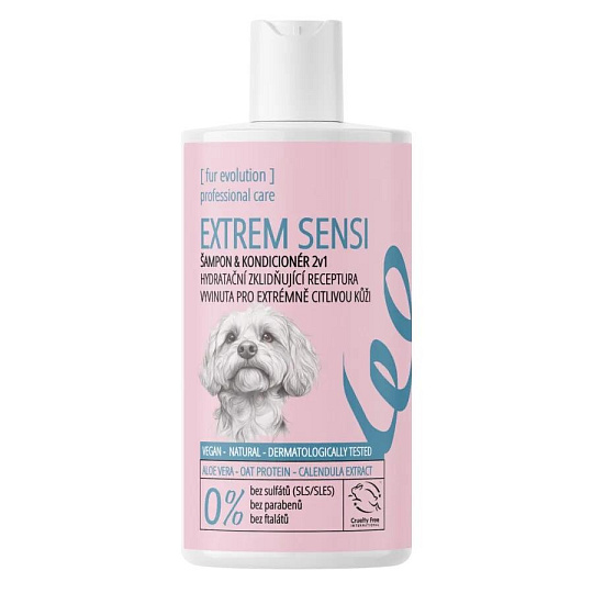 Soaphoria Hydrating Shampoo and Conditioner 2-in-1 for Dogs and Cats with Sensitive Fur and Skin Extrem Sensi 300 ml Soaphoria Hydrating Shampoo and Conditioner 2-in-1 for Dogs and Cats with Sensitive Fur and Skin Extrem Sensi 300 ml