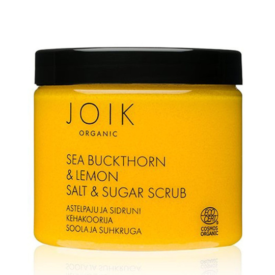JOIK ORGANIC Sea Buckthorn & Lemon Sugar Body Scrub