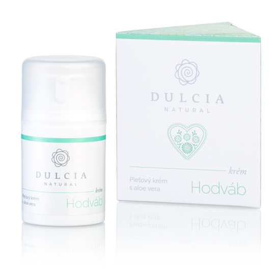 DULCIA NATURAL Skin cream with aloe vera and silk 50 ml