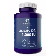 RENOVALITY Vitamin D3 1.000 IU enriched with natural vitamin C 120 pcs