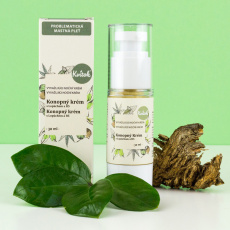 Kvitok Night Hemp Cream with Burdock and B5 for Oily/Problematic Skin 30 ml expiration 6/25