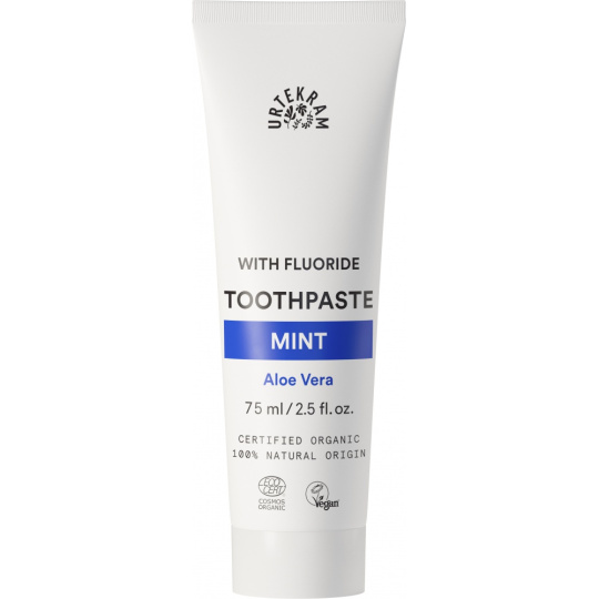 URTEKRAM Fluoride toothpaste Mint 75 ml