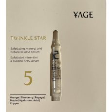 Yage No. 5 Night exfoliating serum with fruit AHA Twinkle Star sample 1 ml