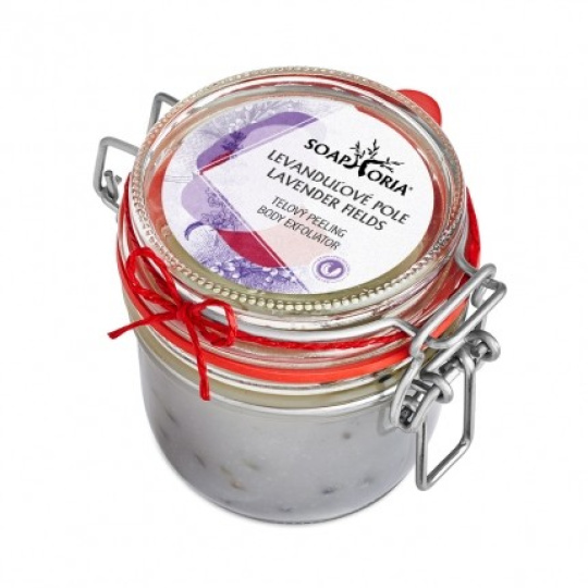 Soaphoria Organic Body Scrub Lavender Field 255 ml
