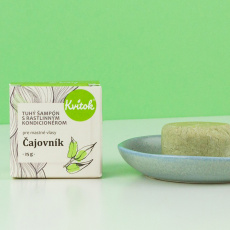Kvitok Solid Shampoo with Conditioner for Oily Hair Tea Tree 25 g