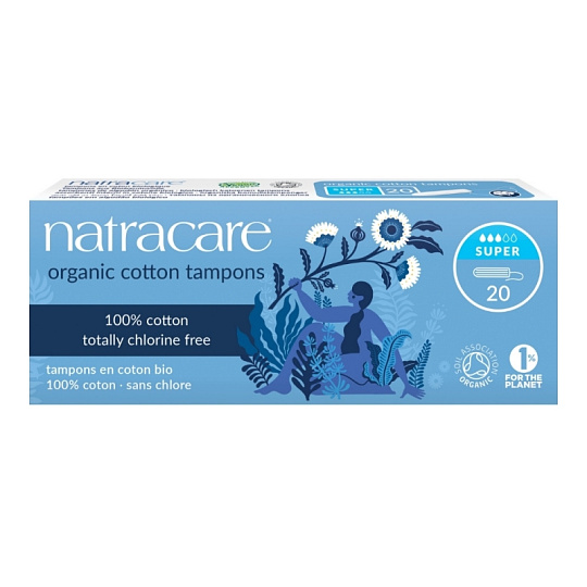 NATRACARE Tampons super 20 pcs past expiration date 1.2.2026