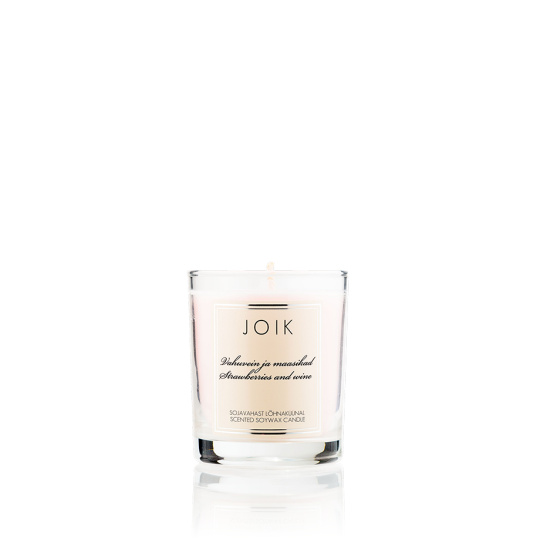 JOIK HOME & SPA Scented Soy Wax Candle Strawberries & Wine