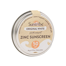 Suntribe Mineral Face & Sport Zinc Sunscreen SPF 50 Original White 45 g