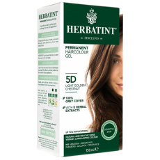 Herbatint Permanent Hair Color Light Golden Chestnut 5D