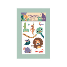 KRESKY temporary tattoo Africa from suitcase 1 piece