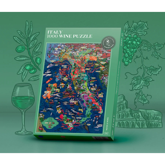 Water & Wines puzzle Italy 1000 pcs