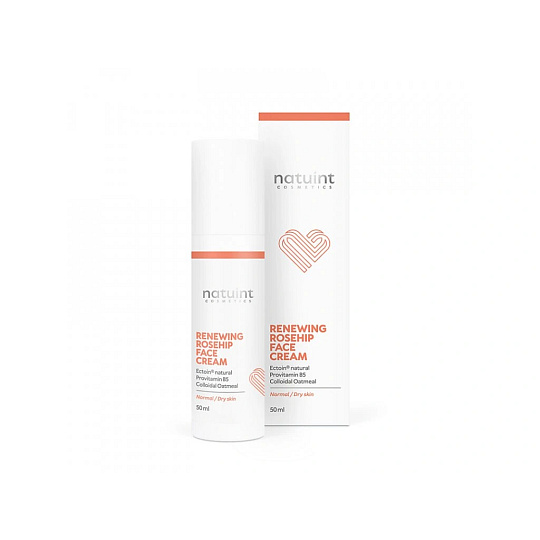 Natuint Cosmetics Šípkový krém na tvář s Ectoinem a Provitamínem B5 50 ml expirace 6/26