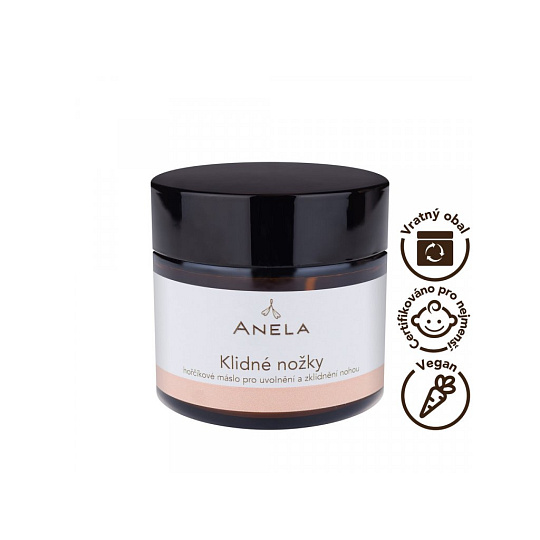 Anela Calm Feet Magnesium Butter for Relaxation and Soothing of Feet 50 ml expiration 7/26