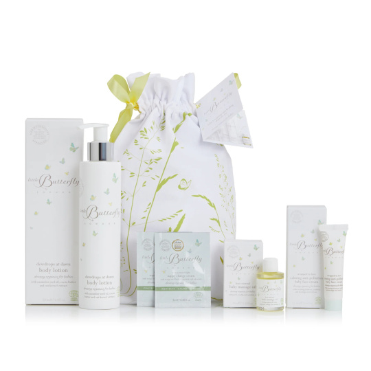 Little Butterfly Luxury soothing baby care set