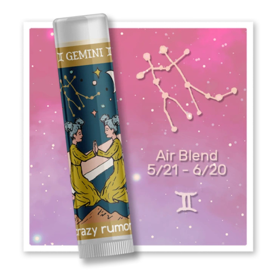 CRAZY RUMORS Lip Balm Zodiac Gemini 4.4 g