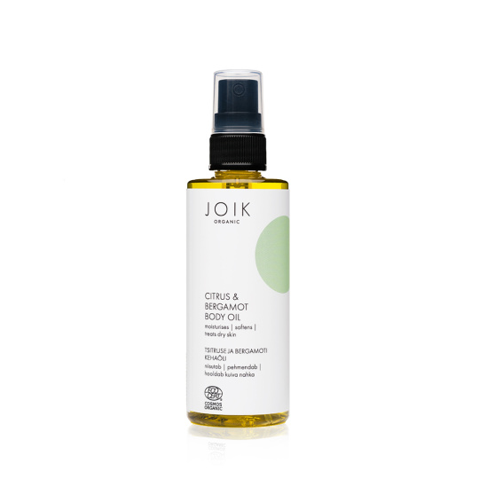 JOIK ORGANIC Body oil with citrus & bergamot