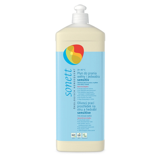 Sonett Olive Laundry Liquid for Wool and Silk Sensitive 1l