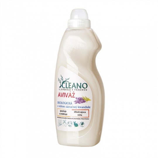 Cleano Organic lavender fabric softener Miraculous lavender 1,5 l