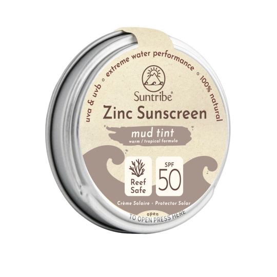 Suntribe Natural Zinc Sunscreen SPF 50 Body 45 g damaged packaging