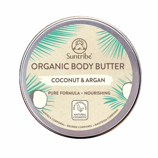 SUNTRIBE Natural Body Butter Coconut & Argan 150 ml after expiry date 1.2.2024
