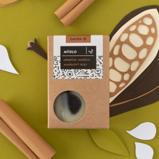 CALTHA Solid soap Clove, cinnamon and almond oil 100 g