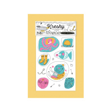 KRESKY temporary tattoo bubliboom 1 pc KRESKY temporary tattoo bubliboom 1 pc