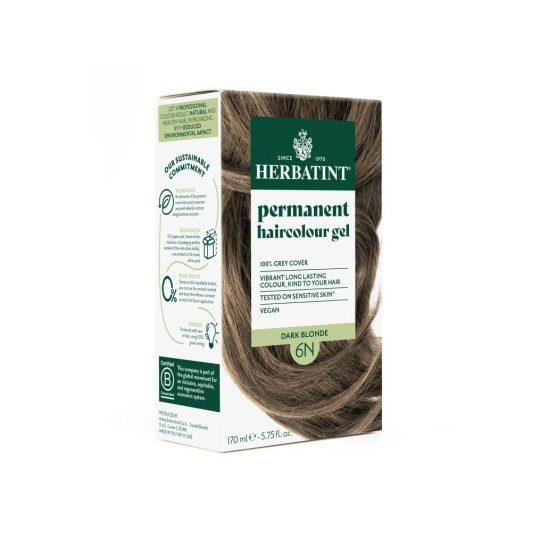 Herbatint Permanent Hair Color Dark Blonde 6N