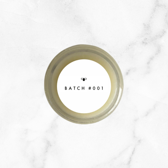 BATCH #001 Organic beeswax balm with prickly pear sample 3 ml