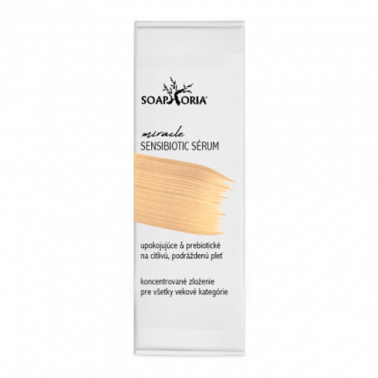 Soaphoria Miracle Sensibiotic soothing and prebiotic serum for sensitive and irritated skin 30 ml after expiration date 23.5.2026 Soaphoria Miracle Sensibiotic soothing and prebiotic serum for sensitive and irritated skin 30 ml after expiration date 23.5.2026