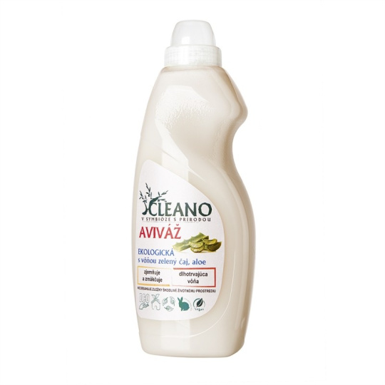 Cleano Organic fabric softener Green Tea and Aloe Vera 1,5 l